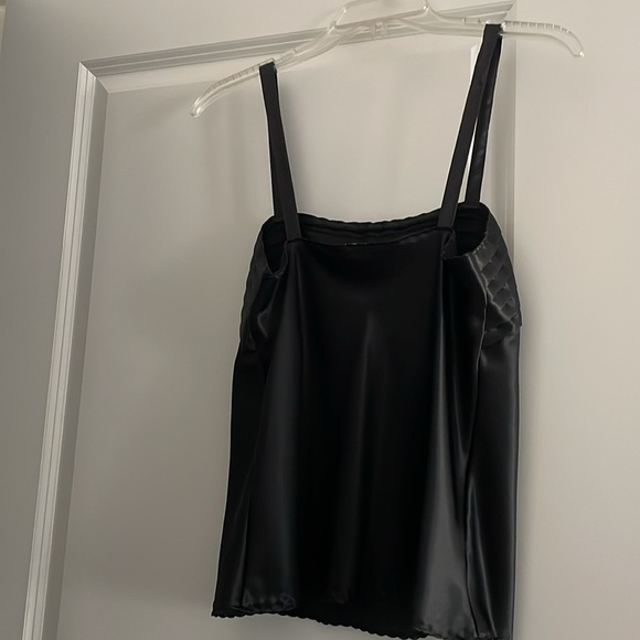 Escapades Camisole Size SM Black Feminine Silky Coquette Bodycon Glam - Picture 12 of 13